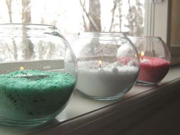 ​Как сделать цветную соль для декорирования