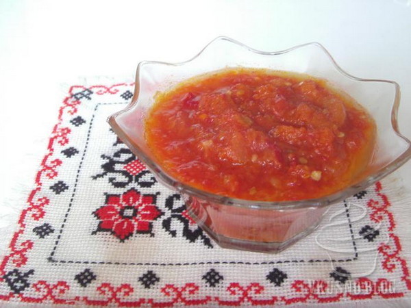 Айвар по-сербски - блюдо балканской кухни (рецепт)