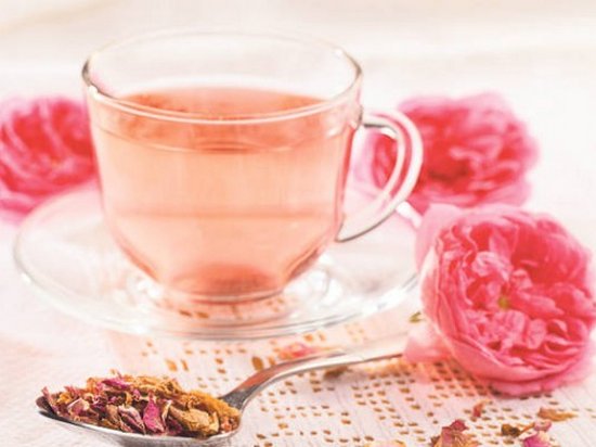 Чай из розы ароматный полезный напиток