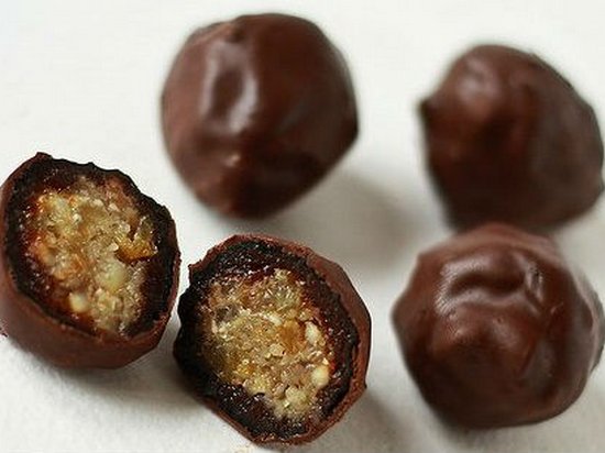 Шоколадные конфеты с начинкой (рецепт)