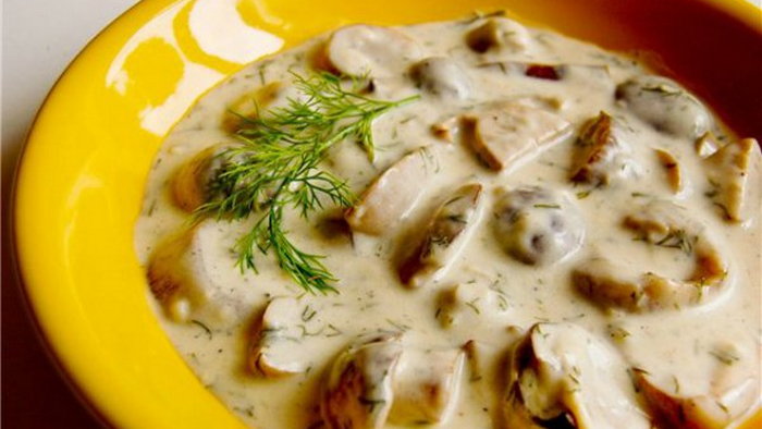 Картофель с грибами тушеные в сливках рецепт приготовления