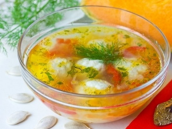 Суп из тыквы с маслом (рецепт)