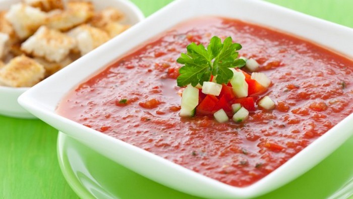 Испанский томатный суп