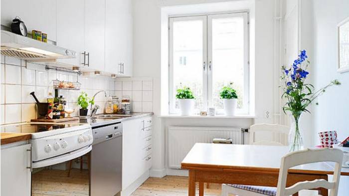 Как увеличить пространство маленькой кухни: 7 идей