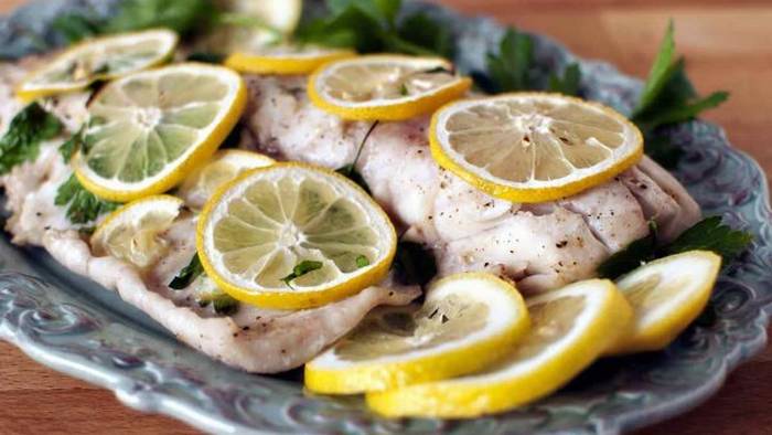 Рецепт рыбного филе в пароварке с лимоном и зеленью