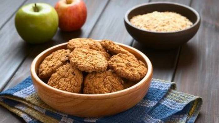 Рецепт постного овсяного печенья с орехами и сухофруктами