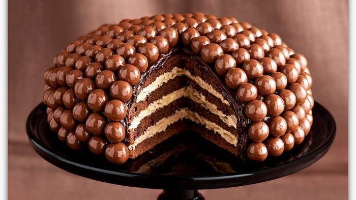 Рецепт торта из шоколадных шариков