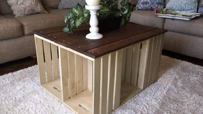 Как сделать мебель из деревянных ящиков
