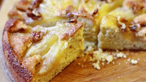 Как приготовить пирог с грушами на сливочном масле