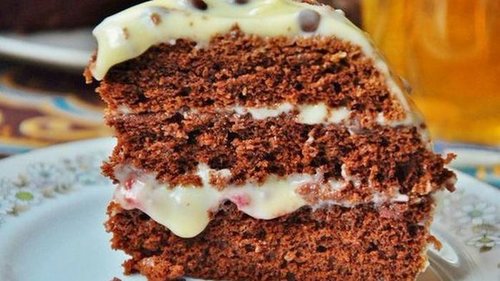 Рецепт шоколадного пирога с заварным кремом