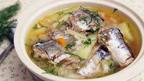 Как приготовить рыбный суп из сайры