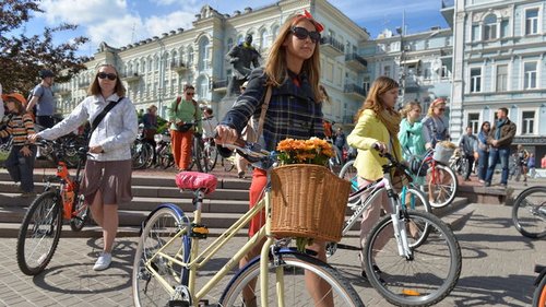 Велосипеды в Киеве становятся популярнее с каждым годом