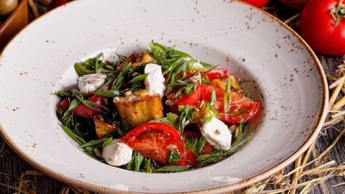 Рецепт салата из жареных баклажанов