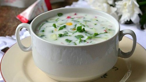 Рецепт супа на основе кисломолочного напитка