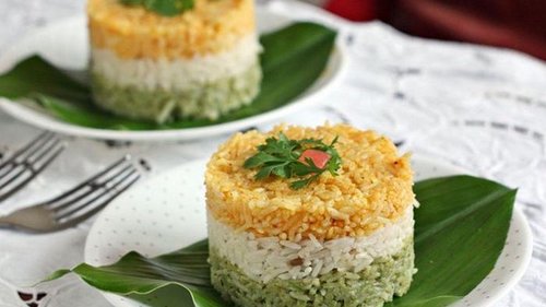 Как запечь рис
