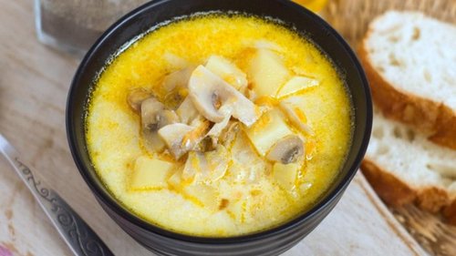 Как приготовить сырный суп с грибами: простой рецепт очень вкусного блюда