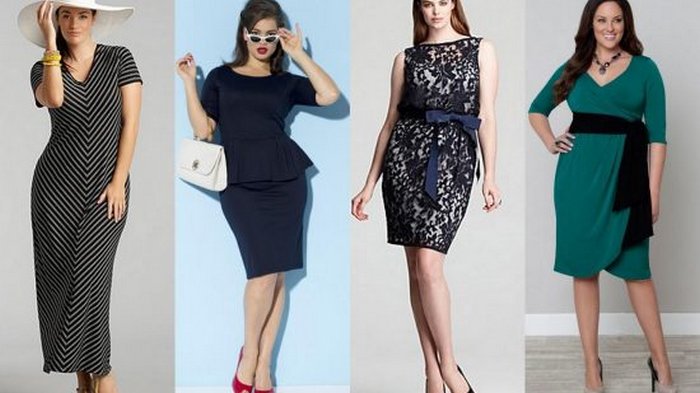 6 правил выбора платья для полных девушек