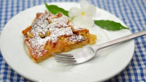 Нежный десерт с хрустящей корочкой — немецкий яблочный панкейк