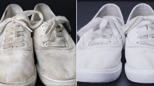 Трюк для очищения обуви без особых усилий