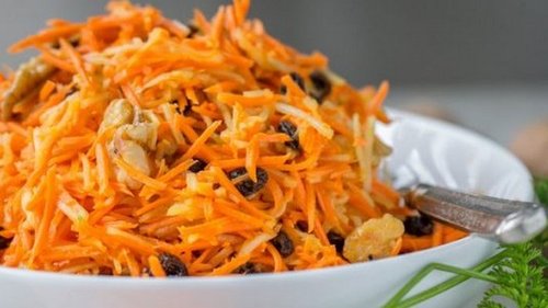 Рецепт салата из свежей морков