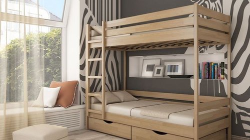Двухъярусная кровать – лучший вариант для экономии места