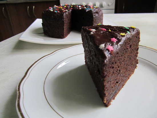 Шоколадный пирог со свеклой (рецепт)
