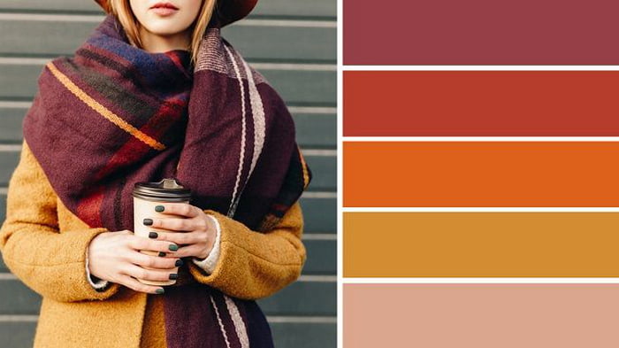 Как правильно сочетать цвета в одежде этой осенью