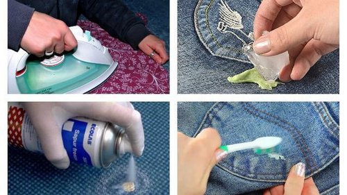 Подручные способы удалить жевательную резинку с одежды без следа