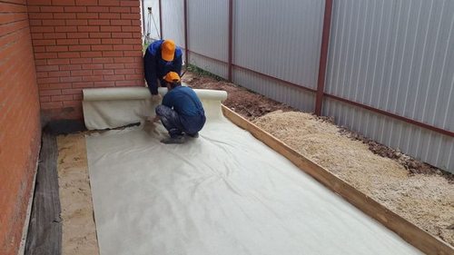 Как выбрать геотекстиль для отмостки?