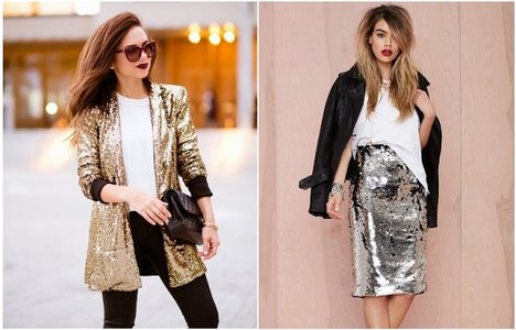 Модные тренды: как правильно носить блестящие вещи