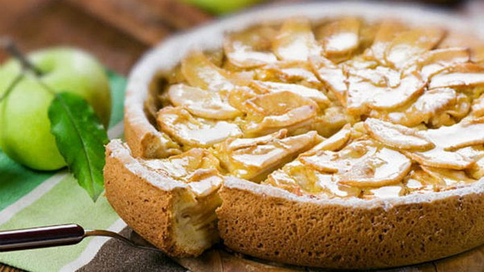 Рецепт пирога с яблоками и мёдом