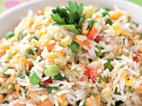 Рисовый салат с овощами (рецепт)