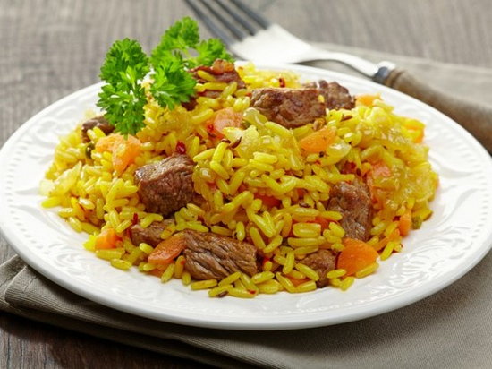 Рис с мясом (рецепт)