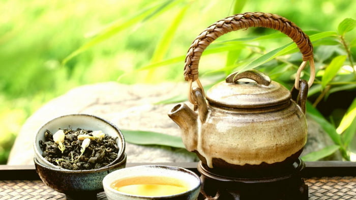 Лучший напиток в жару — зелёный чай