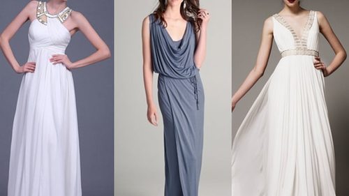 Вечерние греческие платья: советы выбора