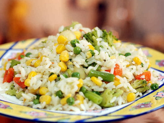 Рис с овощами (рецепт)