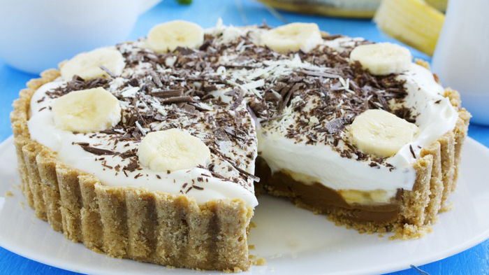 Баноффи: рецепт изумительного пирога с бананами и ирисом без выпечки