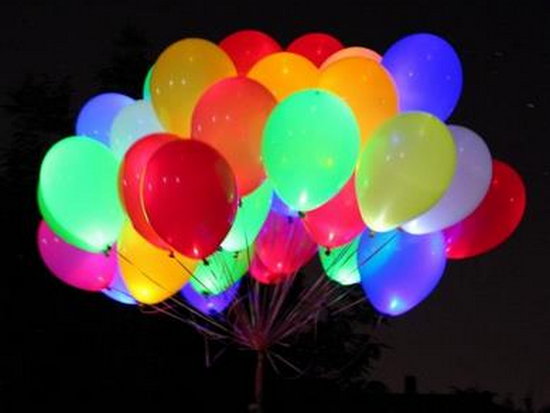 Как сделать светящиеся воздушные шары своими руками