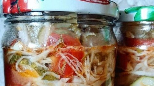 Овощной салат на зиму: рецепт универсальной заготовки