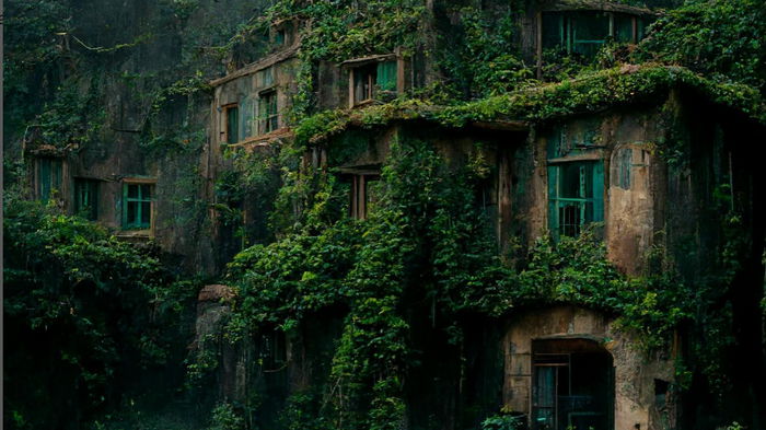 Смотрите, как выглядит заброшенное село-призрак, которое полностью поглотила природа