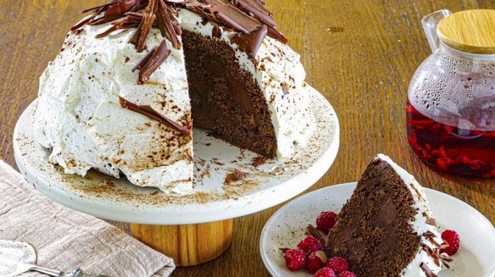Торт «Шоколадный купол»: рецепт нежной выпечки с кремом
