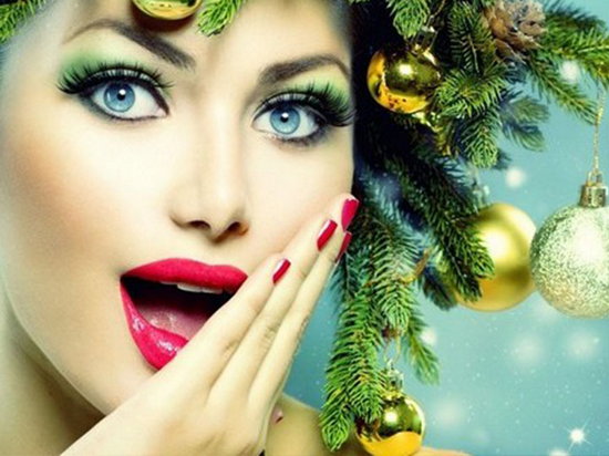 Позаботьтесь о «новогоднем» макияже заранее