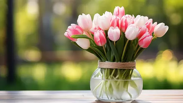 Как сохранить букет тюльпанов свежим надолго: 4 совета от блогера