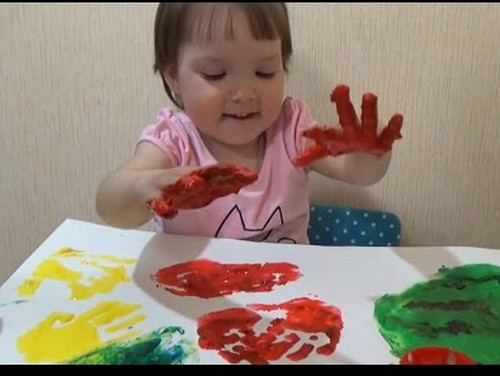 ​Пальчиковые краски для малышей