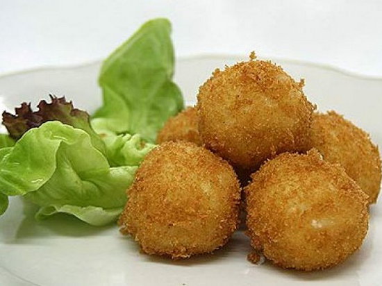 Запеченные картофельные крокеты с грибами (рецепт)