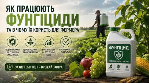 Як працюють фунгіциди та в чому їх користь для фермера