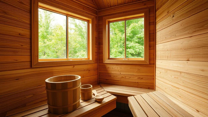 отделка деревом