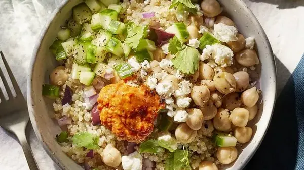 Рецепт боула с нутом и киноа