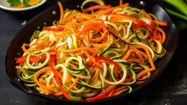 Салат из моркови и кабачков по-корейски: быстрый рецепт