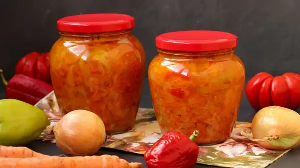 Ароматная заправка для супа: готовлю банками, а зимой суп за 10 минут